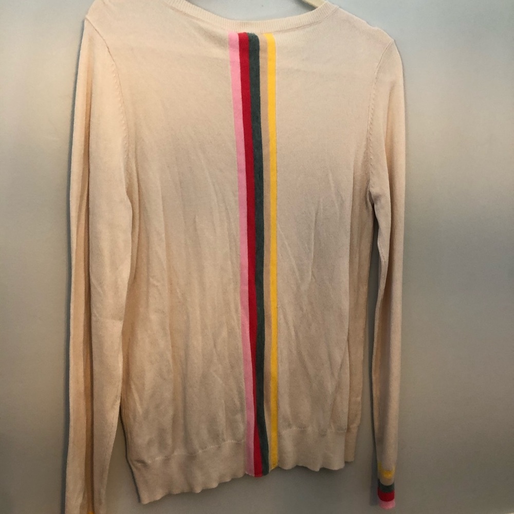 Roolee thin rainbow stripe sweater